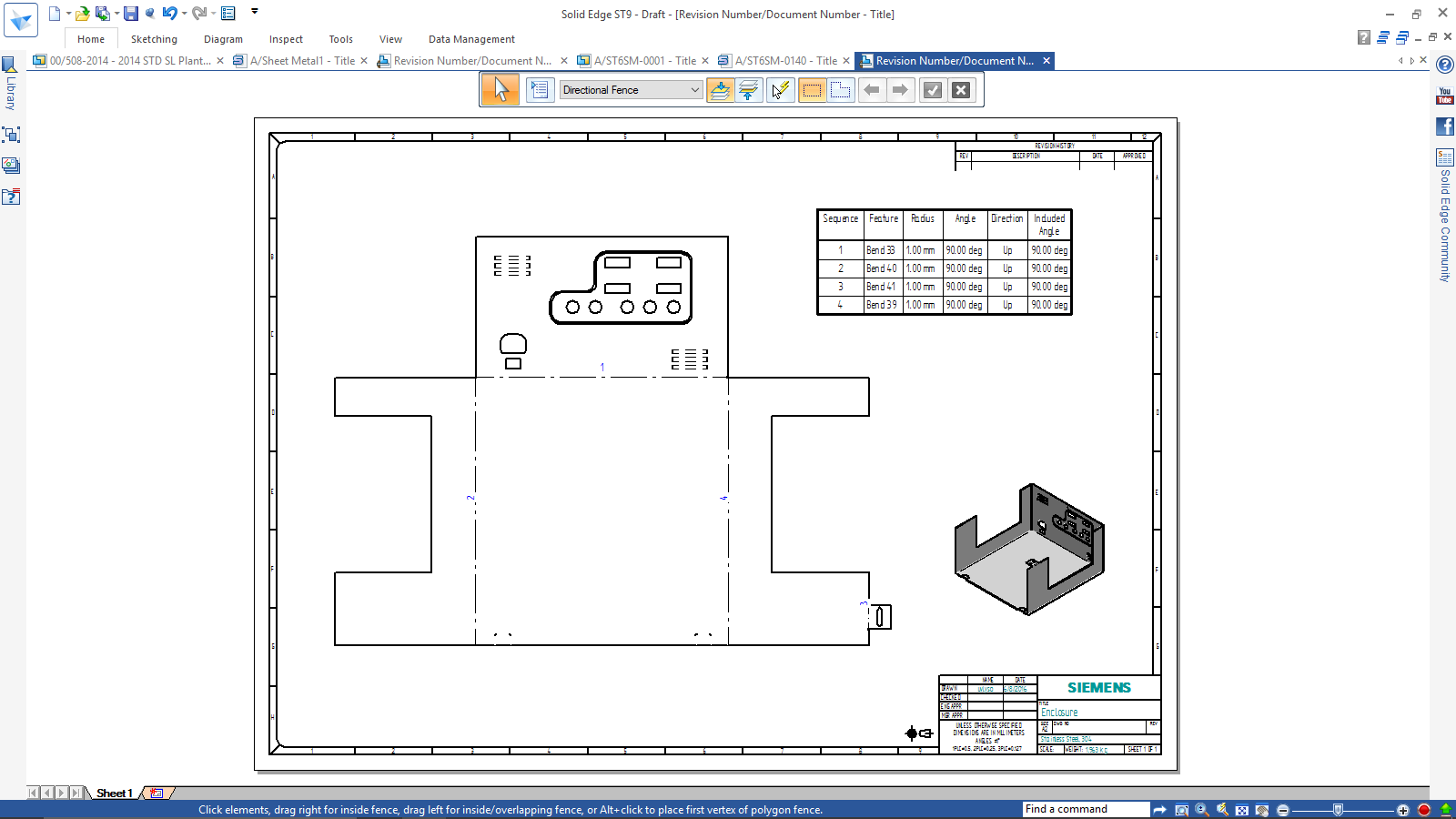 Sheet Metal Blueprints