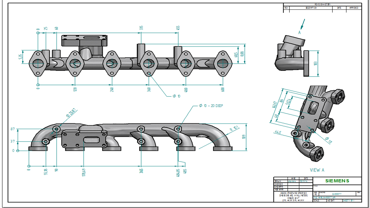 Techniki Tworzenia Rysunków Cad Cad Drafting Solid Edge 0177