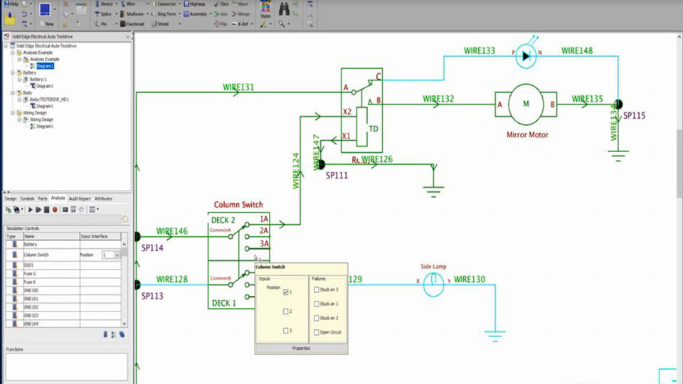 Wiring and Harness Design in Solid Edge 2019