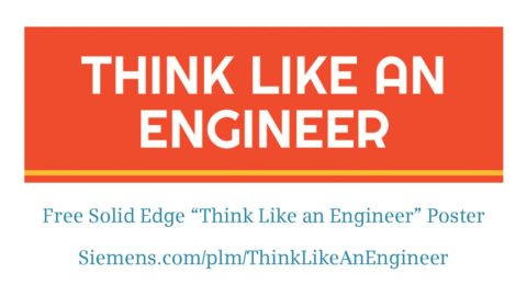 Think Like an Engineer Free Poster