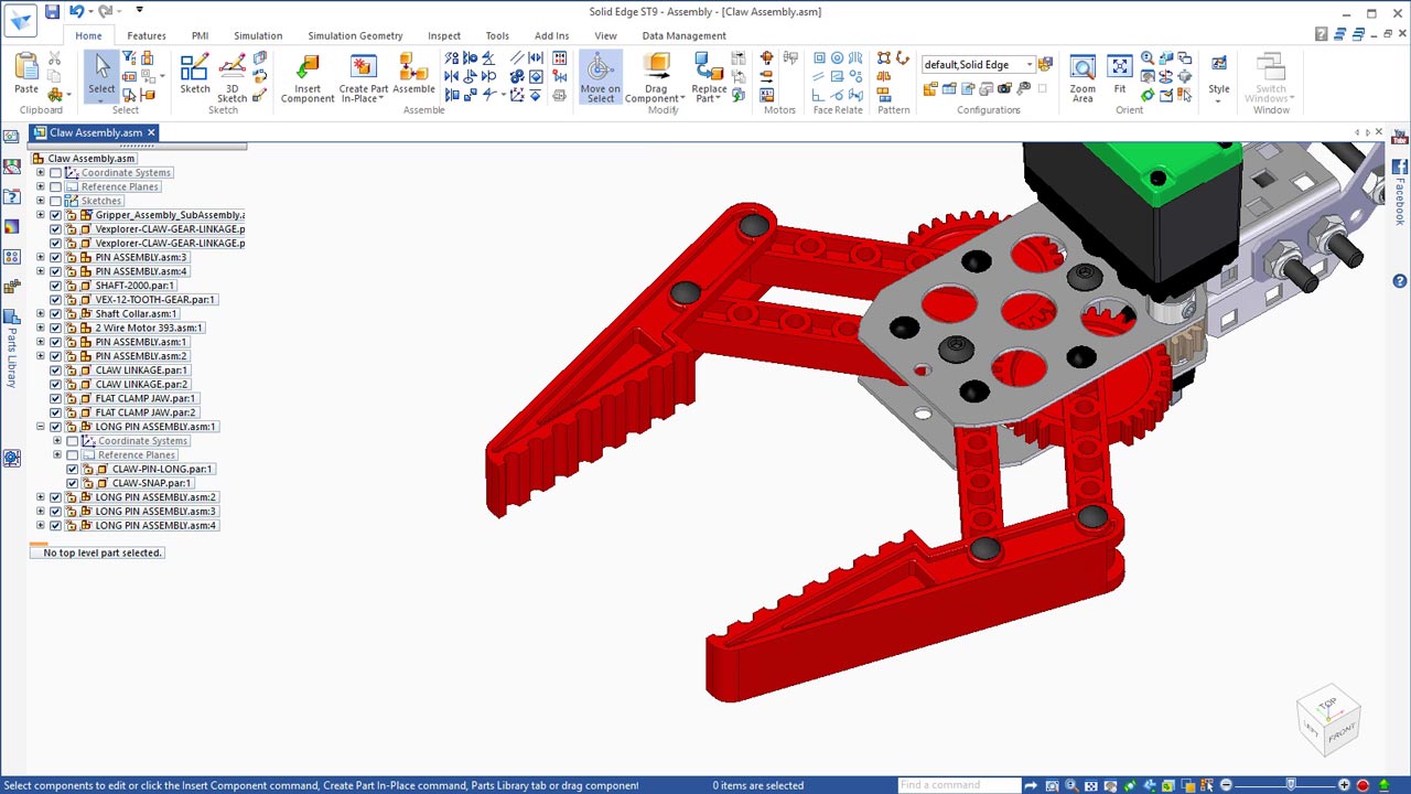 CLAMPING SET, 3D CAD Model Library