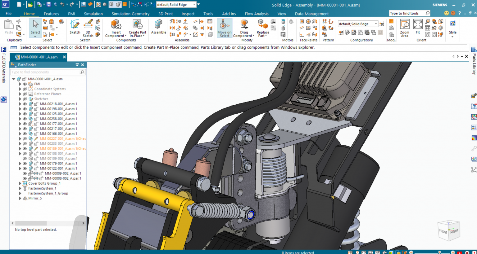 Assembly Modeling | Assembly Management | Solid Edge
